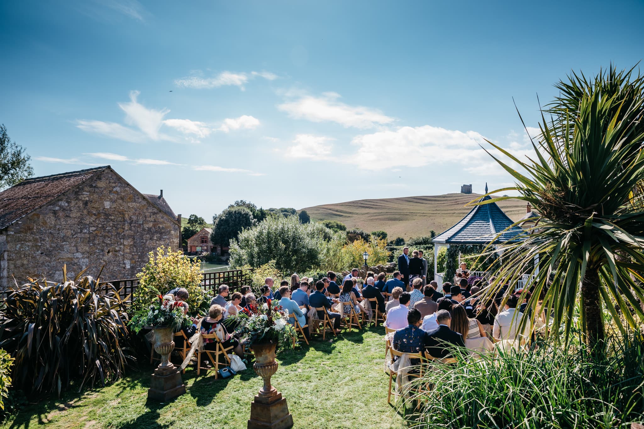 Gay wedding at the Abbey House in Abbotsbury